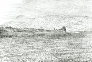 Château de Duart depuis un ferry, 2007 - Vincent Alexander Booth