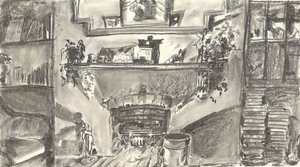 Au coin du feu à la lumière des bougies - Vincent Alexander Booth