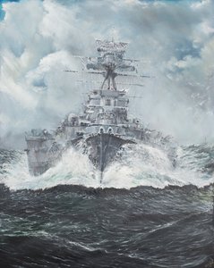 Le HMS Hood se dirige vers le Bismarck, 23 mai 1941, 2014