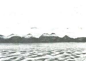 Scène de Jura depuis le ferry, 2005 - Vincent Alexander Booth