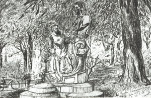 Statue dans le Jardin du Luxembourg Paris, 2003 - Vincent Alexander Booth