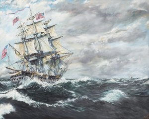 USS Constitution se dirige vers HM Frigate Guerriere 1908-1812, 2003