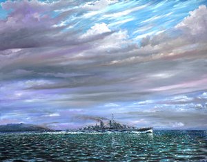 USS Juneau Guardalcanal 1942, 2019 - Vincent Alexander Booth