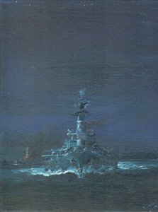 USS Washington repère Kirishima sur radar à Guadalcanal 1942, 2019 - Vincent Alexander Booth