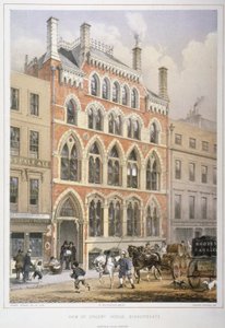 Crosby Hall au no 95 Bishopsgate, City de Londres, 1860 - Vincent Brooks