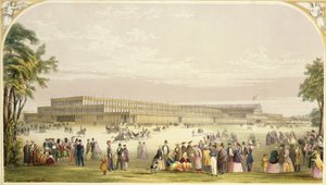 Grande Exposition, 1851 : vue du bâtiment conçu par Joseph Paxton, architecte - Vincent Brooks