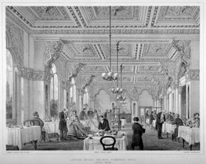 La salle de café dans l
