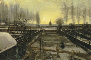 Le jardin du presbytère à Nuenen sous la neige, 1885