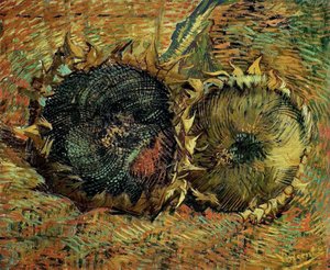 Deux tournesols coupés, 1887 - Vincent van Gogh