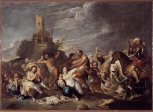 Le Massacre des Innocents. Peinture de Vincent Malo
