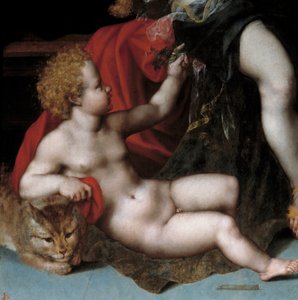 Jupiter en satyre avec Antiope et ses jumeaux (détail)