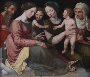 La Sainte Famille avec l