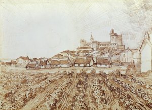 Vue sur Saintes-Maries - Vincent van Gogh