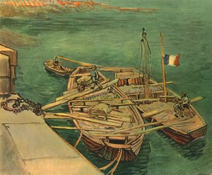 Bateaux sur le Rhône, août 1888, 1947 - Vincent van Gogh