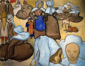 Femmes bretonnes - Vincent van Gogh
