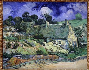 Chaumes de Cordeville à Auvers-sur-Oise - Peinture de Vincent Van Gogh (1853-1890)