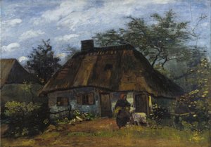Ferme à Nuenen La Chaumière - Vincent van Gogh