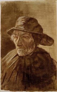 Pêcheur avec un chapeau de sudwester - Vincent van Gogh