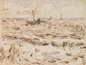 Bateaux de pêche aux Saintes-Maries-de-la-Mer - Vincent van Gogh
