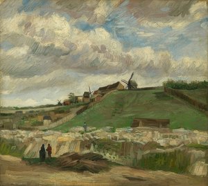 Colline de Montmartre avec carrière - Vincent van Gogh