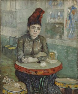 Au café : Agostina Segatori au Tambourin - Vincent van Gogh