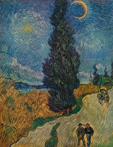 La Route Aux Cyprès, 1890 - Vincent van Gogh