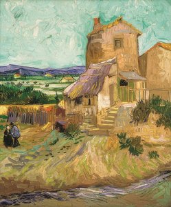La maison de La Crau (Le vieux moulin). 1888 - Vincent van Gogh