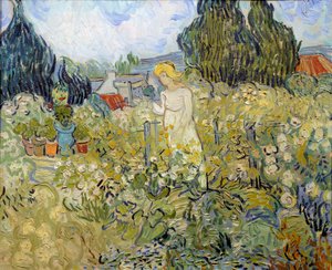 Mademoiselle Gachet dans son jardin à Auvers-sur-Oise