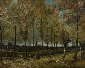 Peupliers à Nuenen - Vincent van Gogh