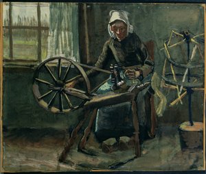 Paysanne enroulant des bobines - Vincent van Gogh
