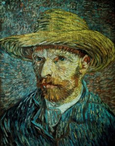 Autoportrait avec chapeau de paille - Vincent van Gogh