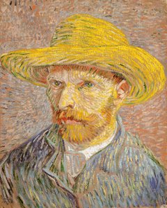 Autoportrait avec un chapeau de paille recto: L
