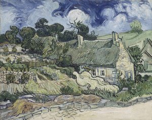 Chaumières à Cordeville, 1890
