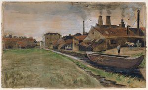 Le Moulin de fer à La Haye, 1882 - Vincent van Gogh