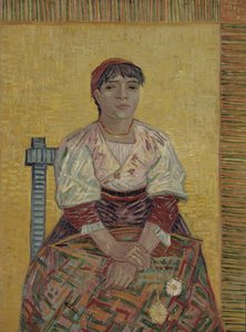 La femme italienne, 1887 - Vincent van Gogh