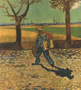 Le Peintre en route pour son travail, ou La Route de Tarascon - Vincent van Gogh
