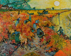La Vigne Rouge / Vigne Rouge à Arles (Montmajour) - Vincent van Gogh