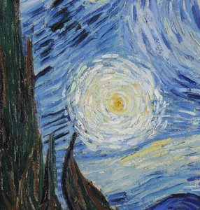 La Nuit étoilée (détail)