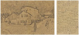 La Maison Jaune La rue, Lettre à Theo d