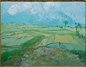 Champs de blé à Auvers avec nuages de pluie - Vincent van Gogh