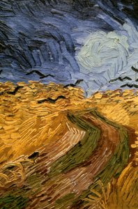 Champ de blé avec corbeaux (détail), 1890 - Vincent van Gogh