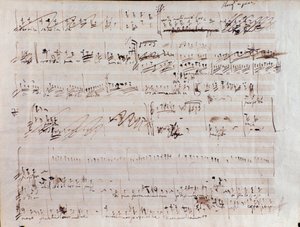 Page de partition pour Le pirate, opéra de Vincenzo Bellini - Vincenzo Bellini