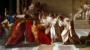 La mort de Jules César (détail)