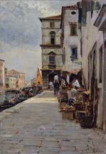 Marché à Chioggia - Vincenzo Caprile