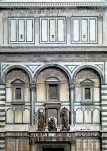 Saint Jean-Baptiste, son bourreau et Salomé (Détail du baptistère de Florence) - Sculpture - Vincenzo Danti
