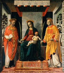 Madone et Enfant entre Saint Faustin et Saint Jovite