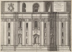 Speculum Romanae Magnificentiae : Saint-Pierre, 1564 - Vincenzo Luchino