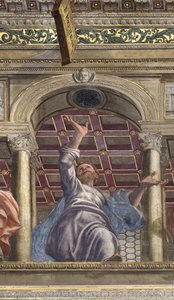 Saints (fresque) (détail) - Vincenzo and Antonio  Campi