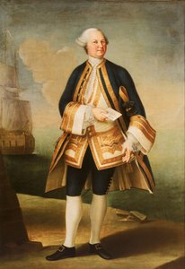Capitaine Sir Edward Hughes (vers 1720-1794)