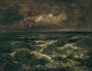 Mer agitée - Virgilio Narcisso Díaz de la Peña